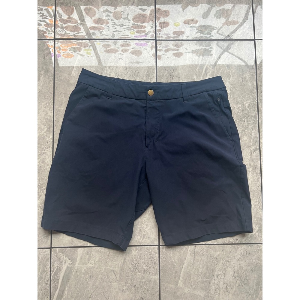 Lululemon Commission Golf Shorts Navy Blue Mens Size 32 LM7AAOS